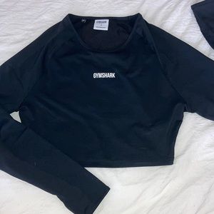Gym shark cropped long sleeve PRICE FINAL
